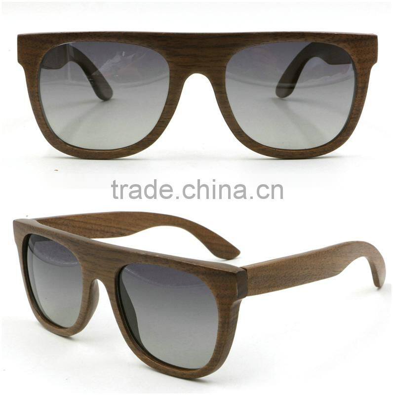 2016 new design high quality 100% natural high wood sunglasses wenzhou wood sunglasses factory