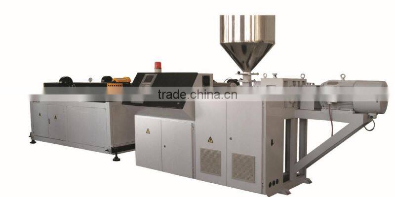 PE single wall corrugated pipe making machinery KAIDE factory