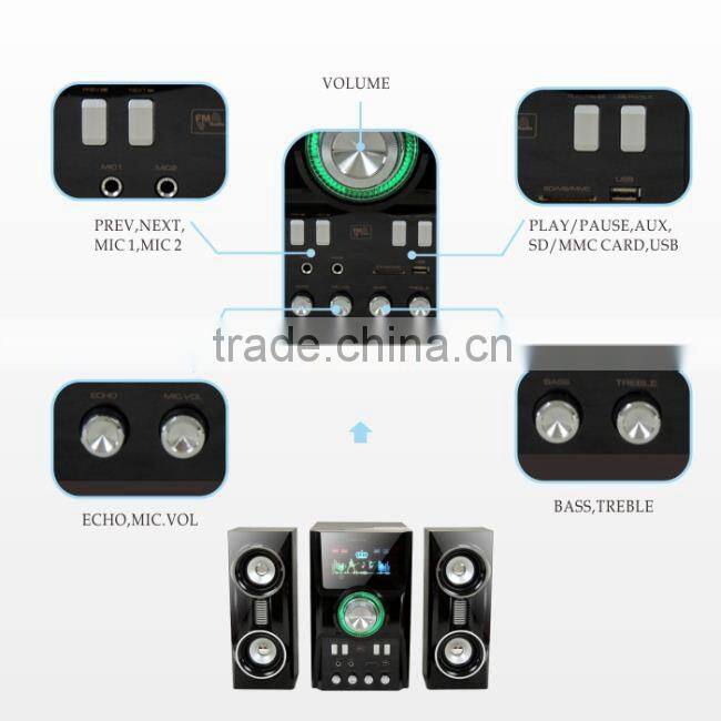 2014 Hoxen new Hoxen 2.1 speaker system with amplifier made in China N-11