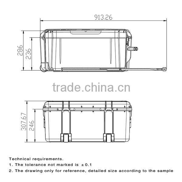 plastic cases of electronics