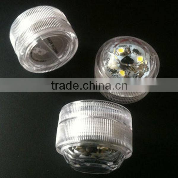 12Pcs Waterproof Submersible LED Tea Light