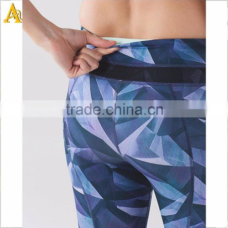 hot sale wholesale printed gym leggings, sport fitness leggings