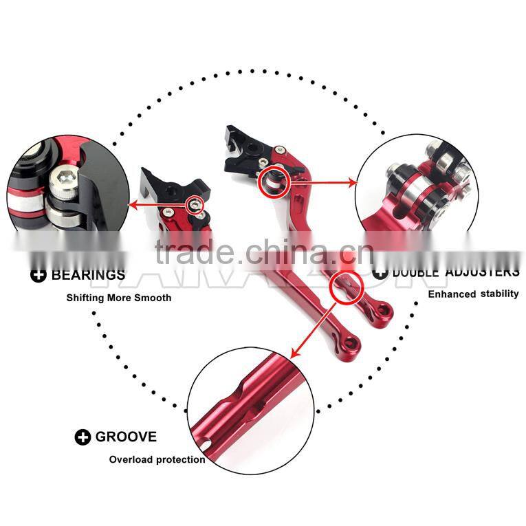 High Quality Motorcycle brake clutch long straight lever for Bajaj pulsar 180