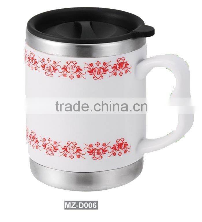 stainless steel ceramic mug