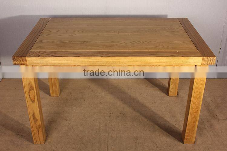 Hot sale high quality oak wood with MDF dining table