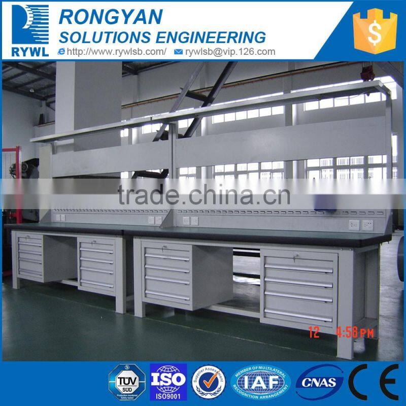 drawer work bench metal frame /door cabinets workbenches