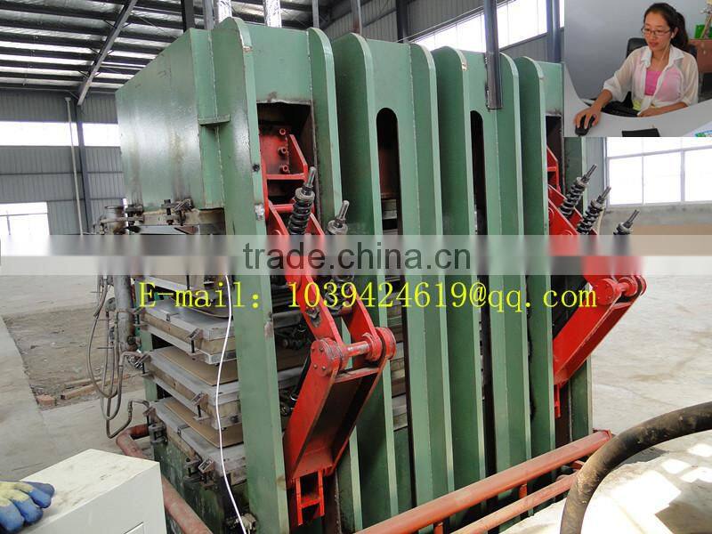 melamine lamination molded door hot press manufacturer in China