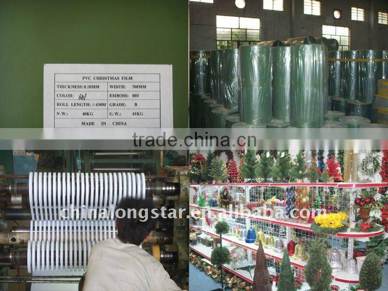 PVC Christmas Film (Artifical Hedge Fence material)