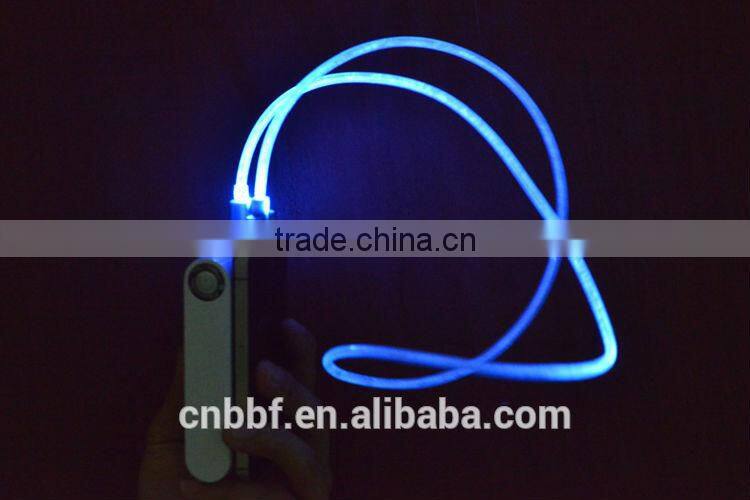Glow charging cable for apple apple ipad cables
