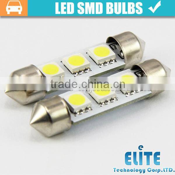 36mm 3SMD car window lights mirror light car door light