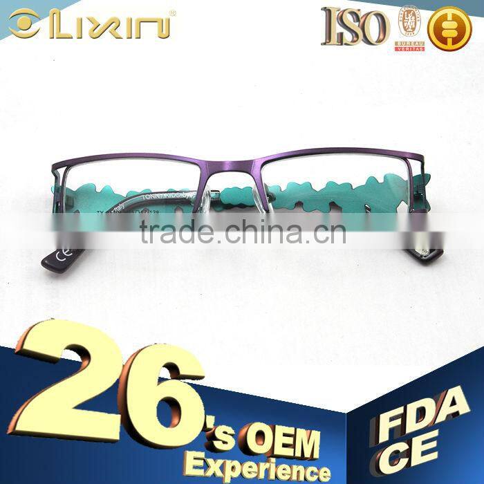 Lastest High Fashion Kid's Eyewear Trend Brand Stainless Steel Optical Frames 26EJ27034