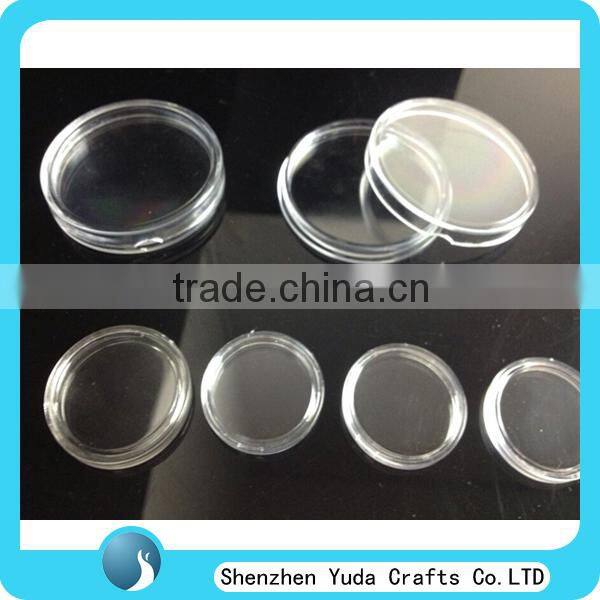 Factory direct gold coin holder custom clear coin capsule