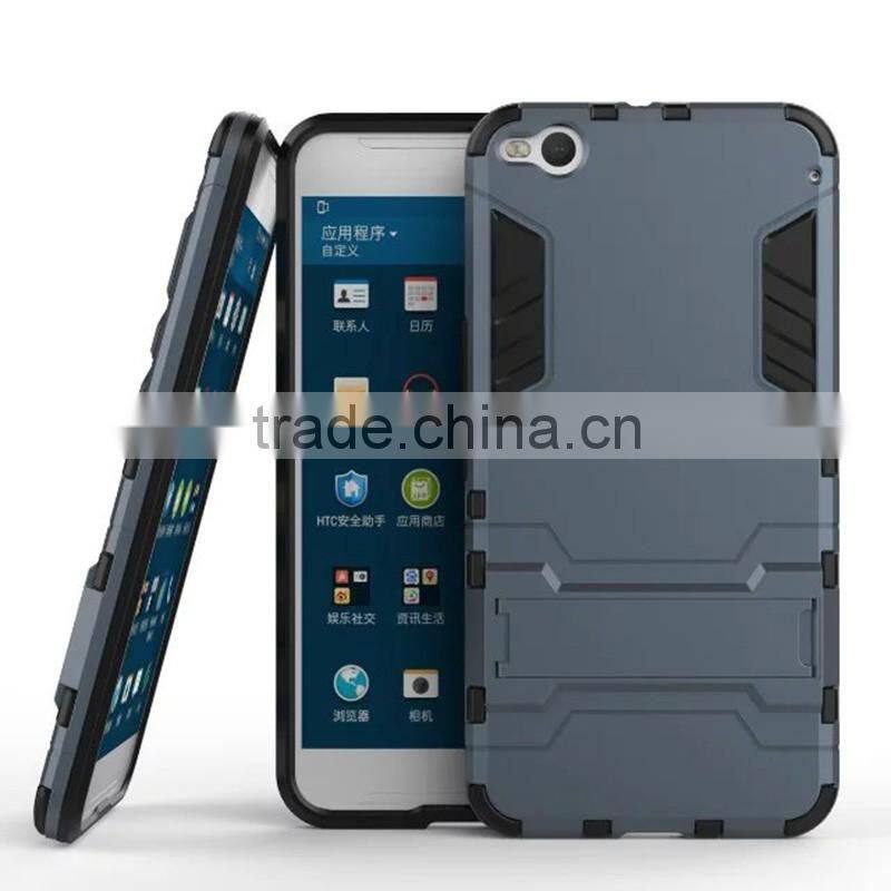 New Arrival phone cases TPU +PC 2-in-1 Hybrid Kickstand case for HTC X9
