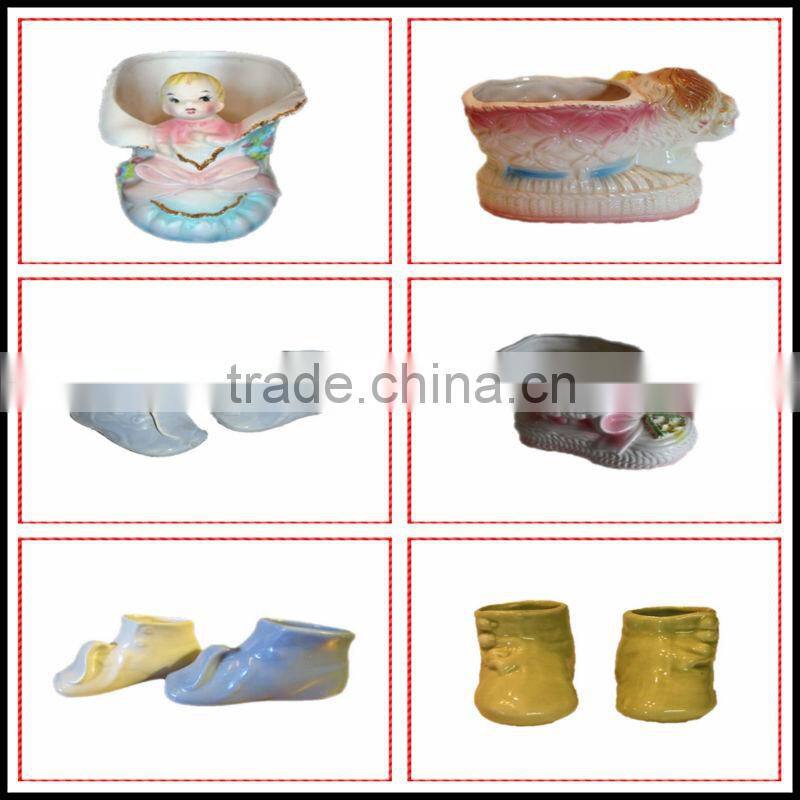Vintage Wholesale Custom Baby Shoe Designed Indoor Unique Planter