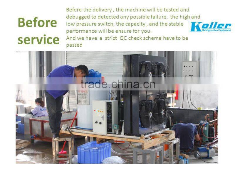5000KG daily capacity CE Approved Cube Ice Machine Packing System
