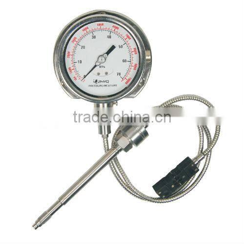 Mechanical rigid stem melt pressure gauges(manufacturer)