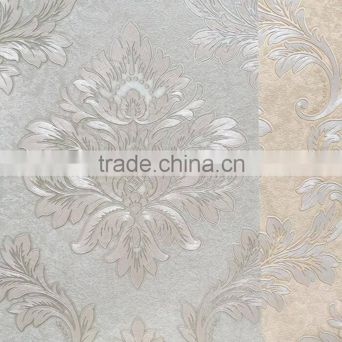 classical design vinyl flooring deep embossed flower making wallpaper for house