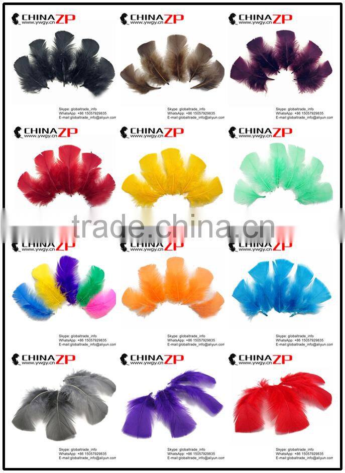 CHINAZP Good Looking Plumage Wholesale Dyed Kelly Green Turkey T-Base Body Feathers for Sale