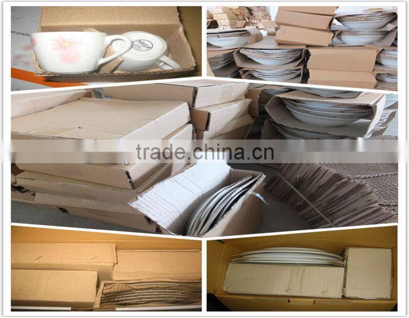 Ceramic dinnerware with simple design for Hotel porcelain dinnerware item square porcelain crockery dinner sets