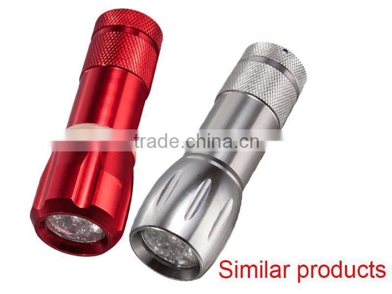 9 led good for retail cheap small flashlight aluminum flashlight housing
