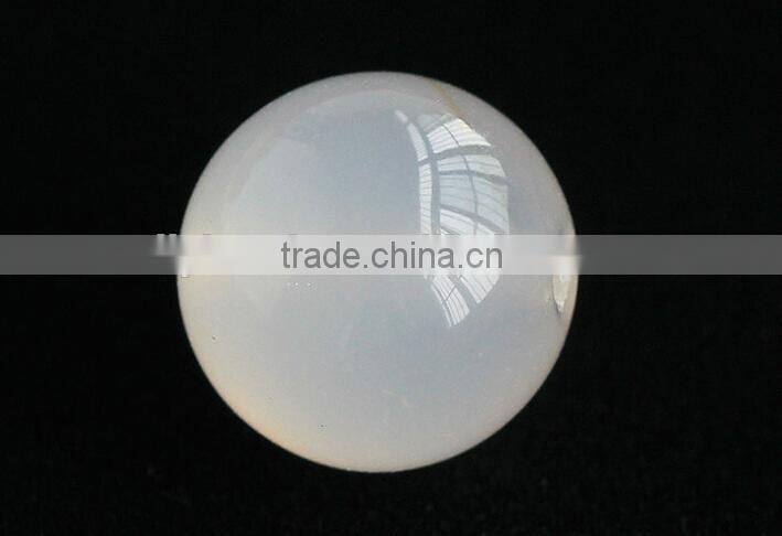 wholesale natural high quality white agate gemstone beads