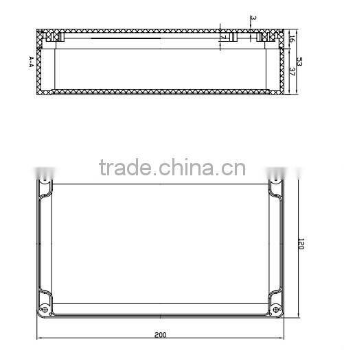 Small plastic waterproof enclosure HIKINGBOX