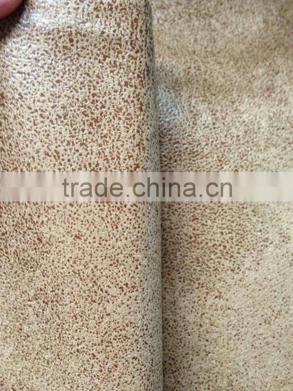 Bronzed warp-knited suede fabric for fashion apparels