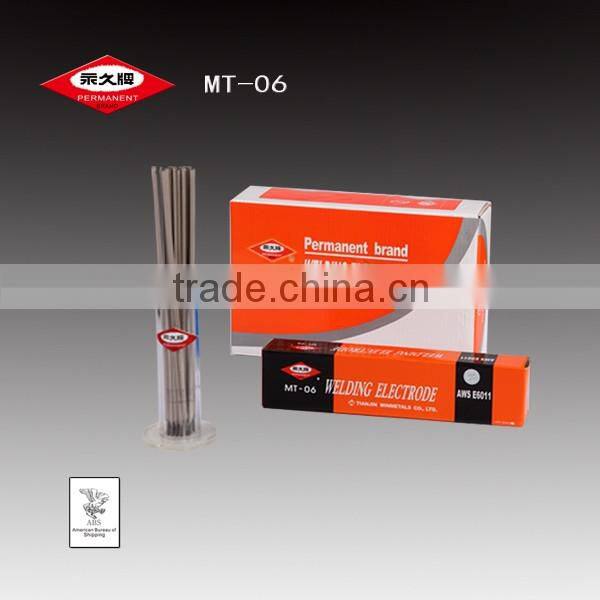 THE ONLY OWNER OF PERMANENT BRAND WELDING ELECTRODE MT-06 AWS E6011