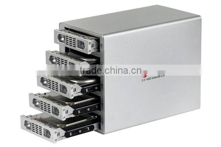 5 bay 3.5'' HDD Enclosure, 5 Bay 3.5 External Usb 3.0 Hdd Enclosure High Quality External 3.0 3.5 external Enclosure