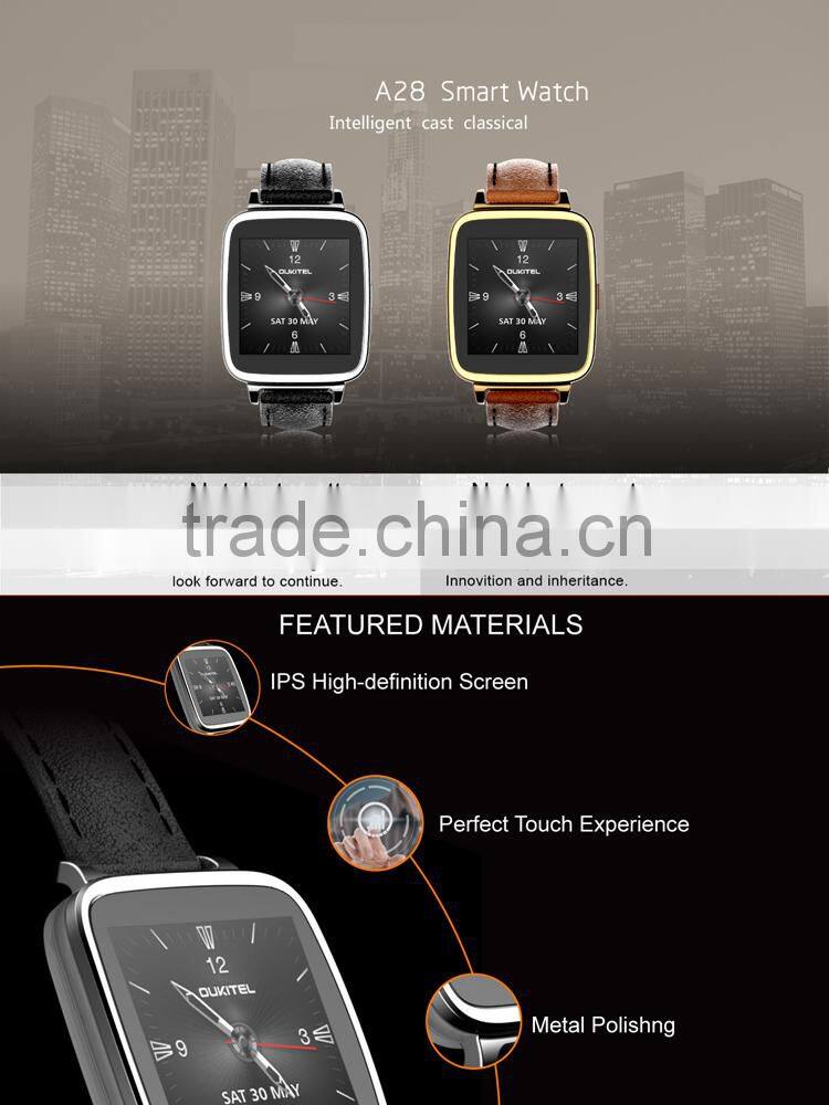 MT2502A Compatible OS including IOS and Android 1.54" IPS touch screen bluetoothwatch