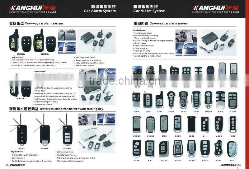 OEM auto one way safety car alarm 6204