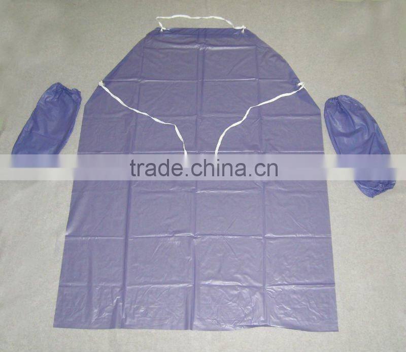 light duty pvc apron sleeves cover