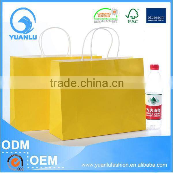 Cheap Custom Logo Print gift craft shopping paper bag manufacturer
