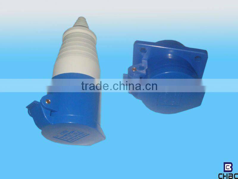 3 core industrial waterproof socket