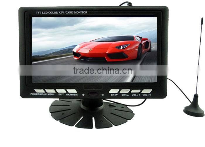 7 inch TFT LCD Card Video Player For Advertisement