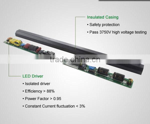 4 pins 2G11 led lighting tube
