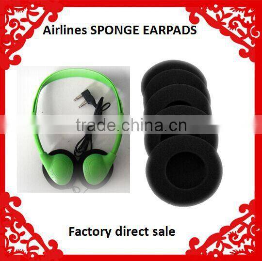 Disposable airline headphone sponge ear pad factory