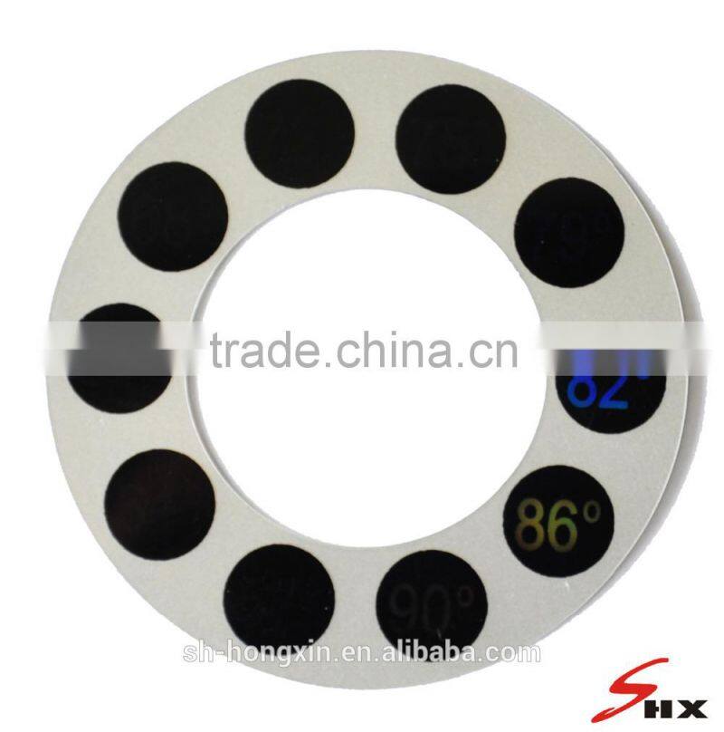 COLD/IDEAL/HOT lcd strip water temperature thermometer