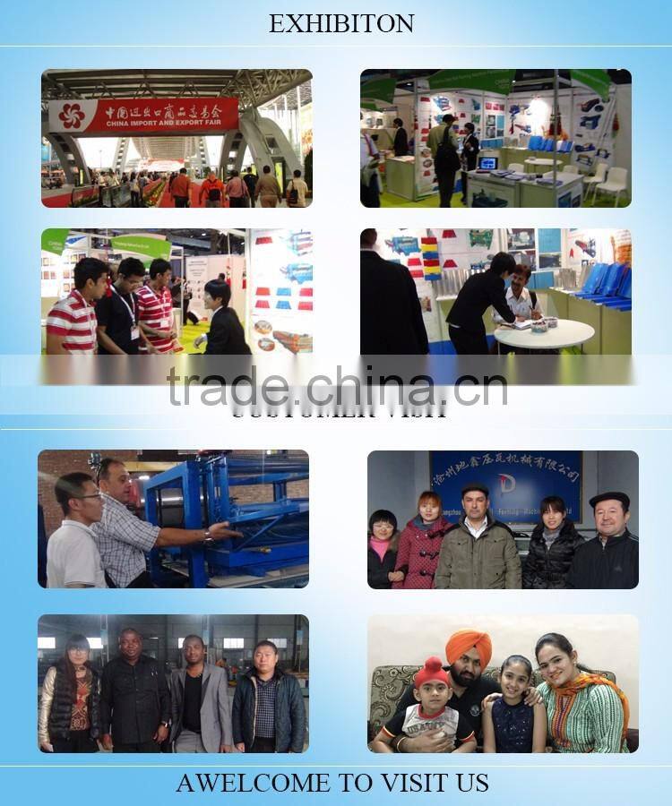 hydraulic cutting Automatic color steel roll forming machine for Philippines for roofing sheet