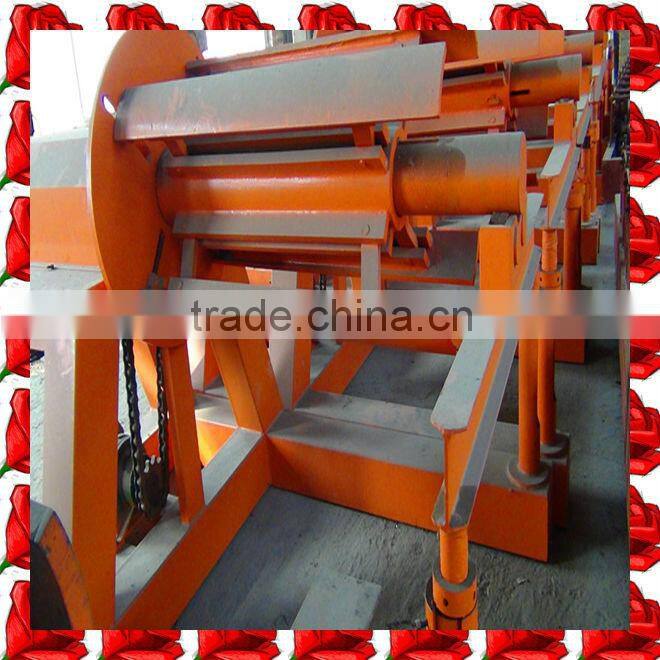 Single head uncoiler with coil car