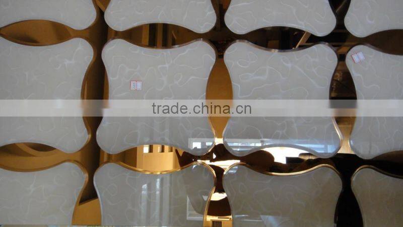 new design silver wall decorative mirror wholesale