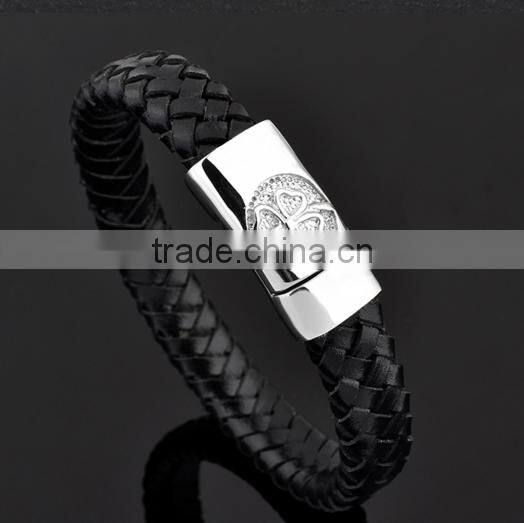 Best Selling Men Braided Leather Handmade Bracelet