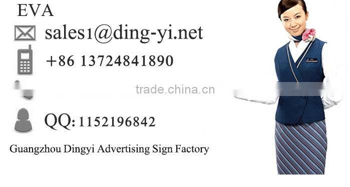 top grade face lit epoxy resin led channel letter