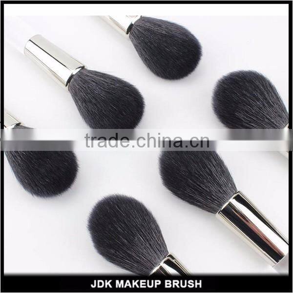 High End Beautiful Crystal Acrylic Handle ZGF Goat Hair Fluffy Powder Brush