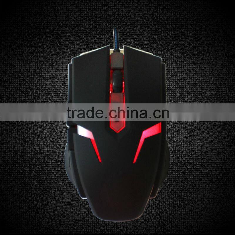 USB Wired Optical Computer Gaming Mouse 2400 DPI Luminous Game Mouse Mice With LED Light For Desktop Laptop