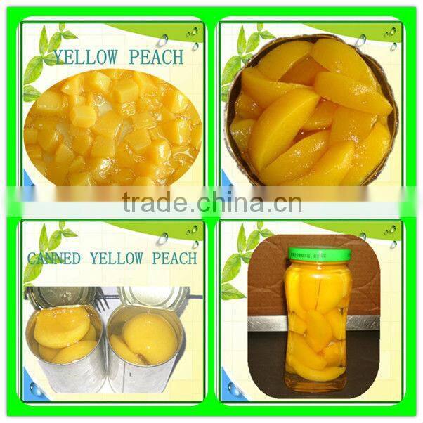 canned yellow peach in syrup