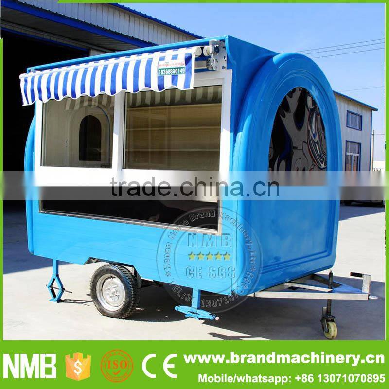 kebab machine plate ice cream cart, mobile food Trailer for sale, crepe carts for sale