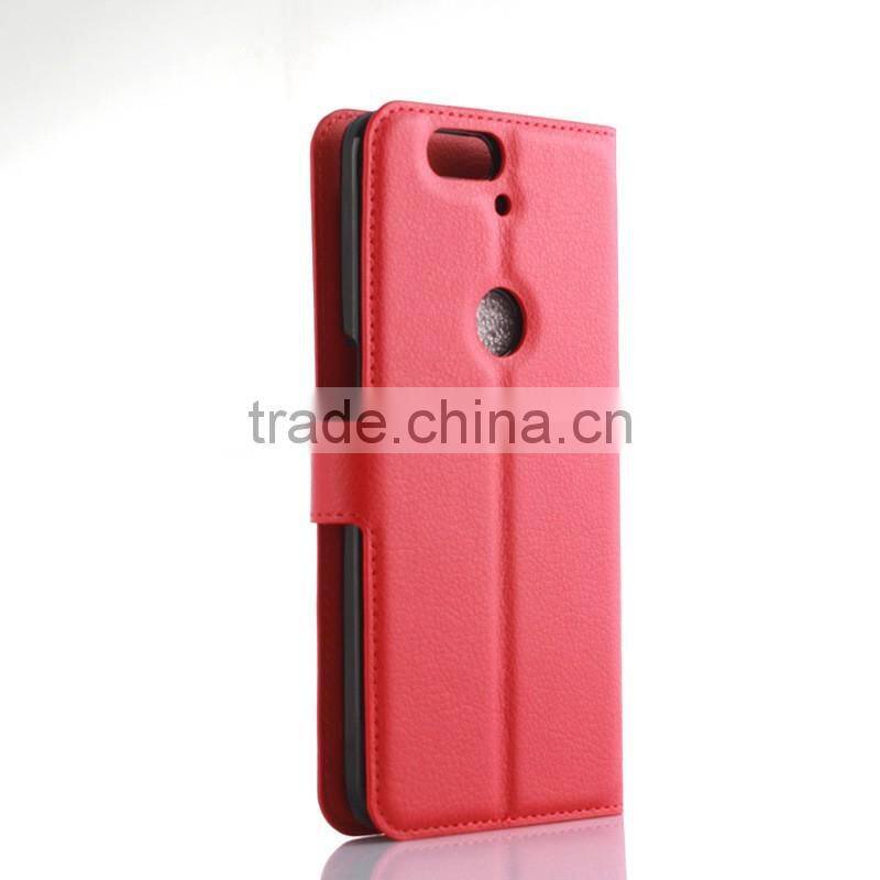 Quality COW SKIN TEXTURE Soft Wallet Stand PU Leather Case For HUAWEI NEXUS 6P angler FLIP LEATHER CASE