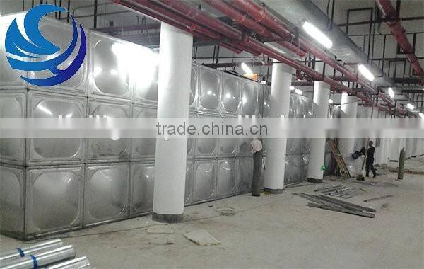 Popular type welding 304 316 stainless steel water storage tank with 1000 litre