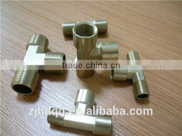 High quality brass fitting / tee connector BSP , NPT female thread